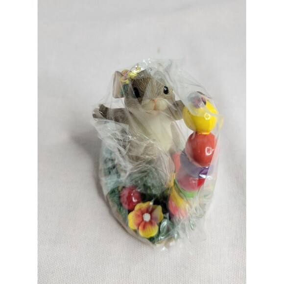 Charming Tails Youre The Top Bean Easter Mouse Figurine 88/124 - Picture 3 of 8